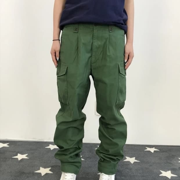 Back Number The World Cargo Green Pants