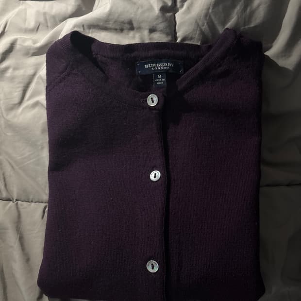 버버리 가디건