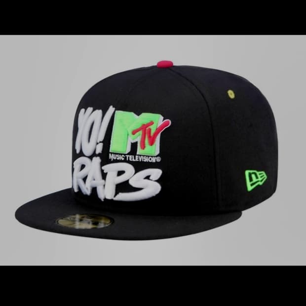 뉴에라 모자 59fifty mtv yo raps 7 5/8 힙합 빈티지캡