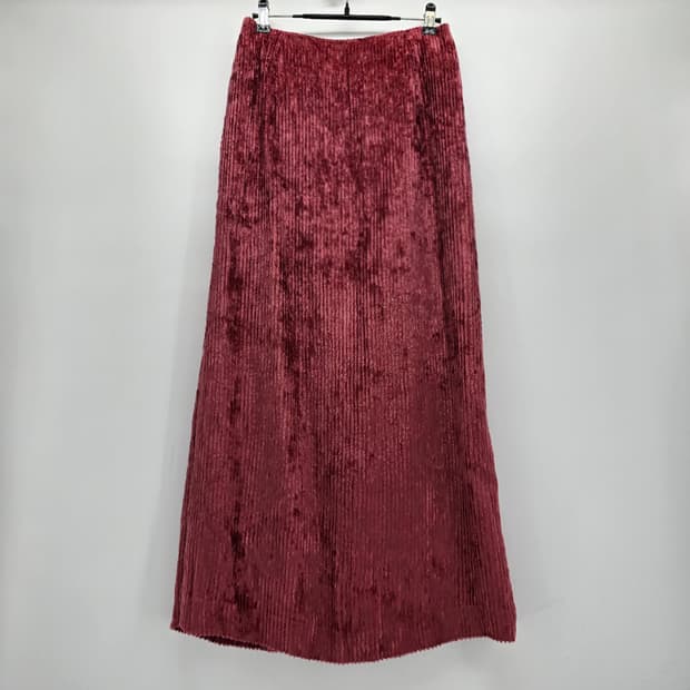 Demi-Luxe BEAMS 벨벳 롱 스커트 38