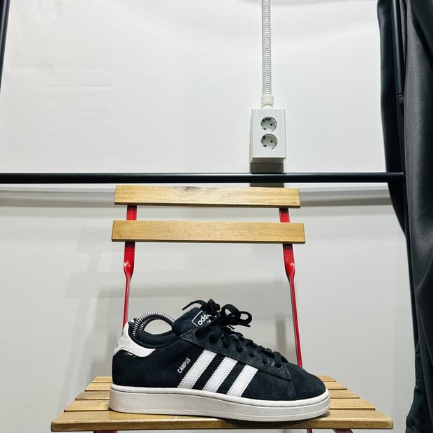 245) 아디다스 운동화 여성 여자 신발 캠퍼스 블랙 스웨이드 