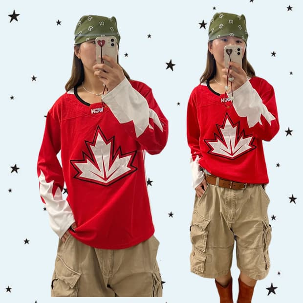 ADIDAS canada hockey jersey