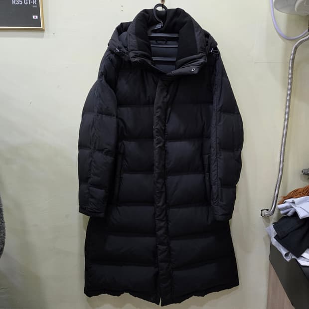 지오지아 프리미엄 덕다운 롱 패딩 코트 (100)