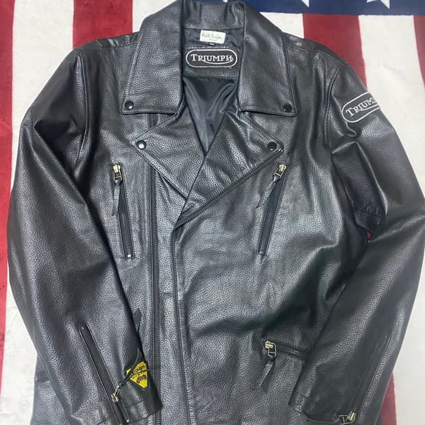 트라이엄프 x 폴스미스 모터사이클 자켓