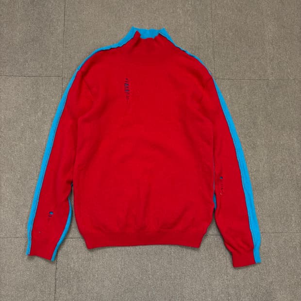 앤더슨벨 콘트라스트 터틀넥 스웨터 m