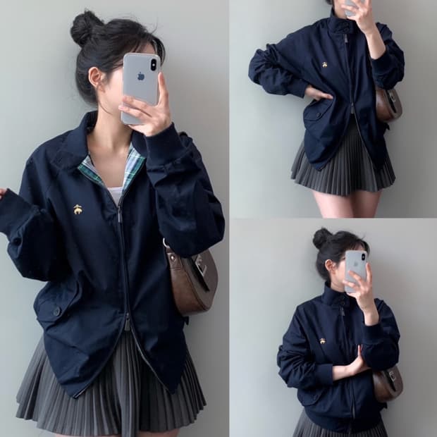 브룩스 브라더스 블루종 자켓