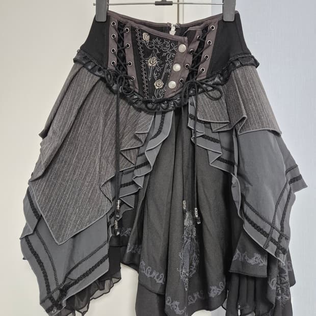 오즈온 ozzon 고딕펑크 스커트