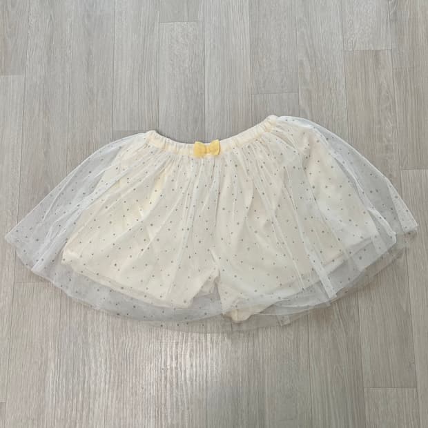 발레코어 별 튤 샤 스커트