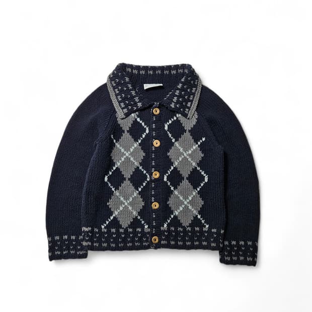 인버알란 쉽스별주 아가일 럼버 가디건 40