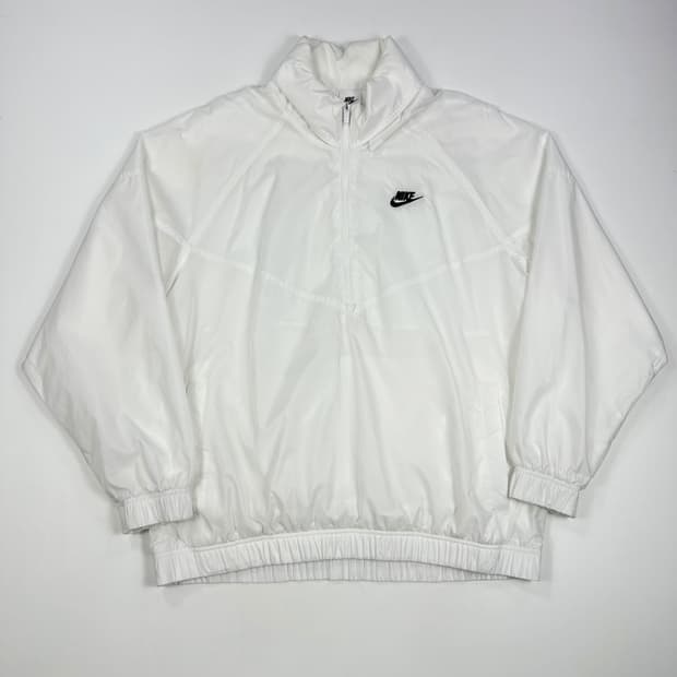 나이키 퓨추라 오버핏 반집업 우븐 아노락 화이트 XL