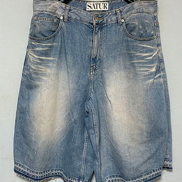 SATUR 세터 남자 청반바지 버뮤다 매장판 XXL 36