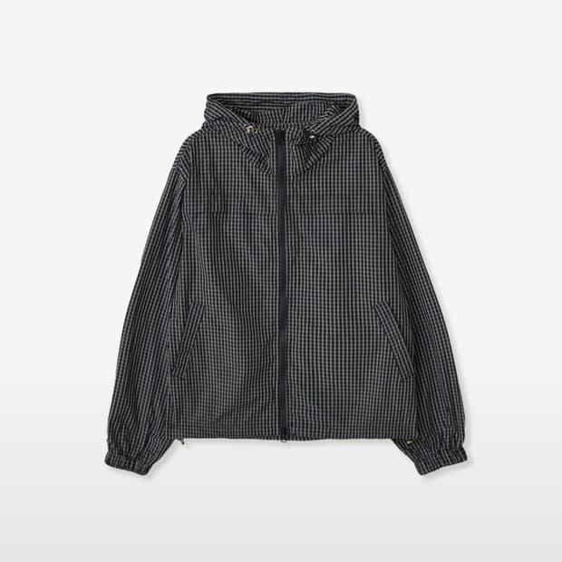 aeae) check hood jumper