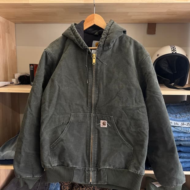 칼하트 J130 액티브 자켓 모스그린 mos M