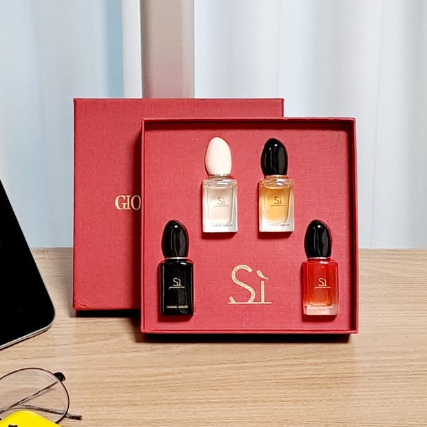 아르마니 Si 미니 향수 4종 선물세트