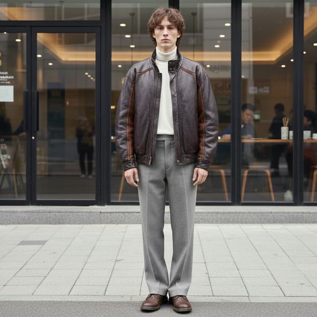 PIERRE BALMAIN 피에르 발망 90s 레트로 클래식 양가죽 봄버