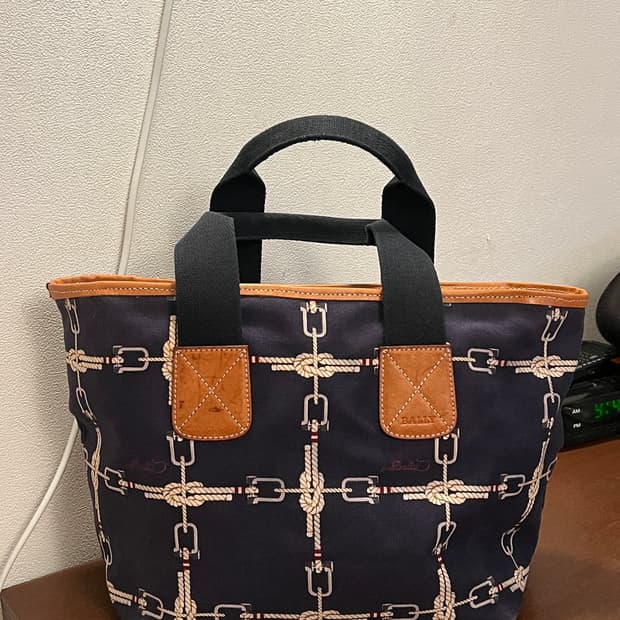 BALLY 발리 genuine leather 토트백 코튼백