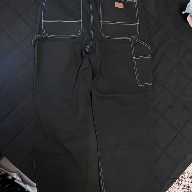 디키즈 카펜터 스티치 팬츠 카고팬츠 블랙 32