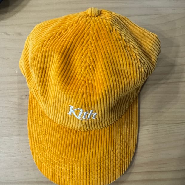 [OS] Kith 키스 코듀로이 모자 옐로우