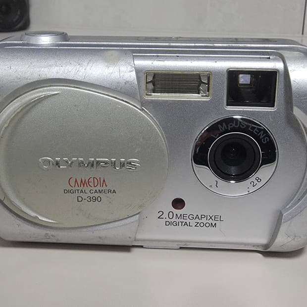 올림푸스 D-390 빈티지 디지털카메라(하자)