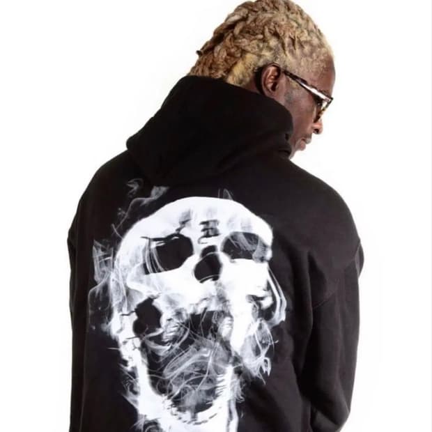 리벤지 스모크 후드 블랙 M사이즈