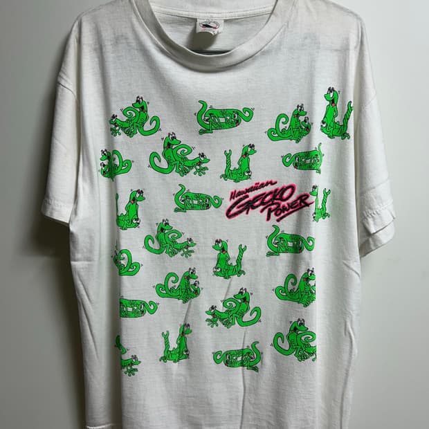 90s 카마수트라 Vintage Hawaiian Gecko tee