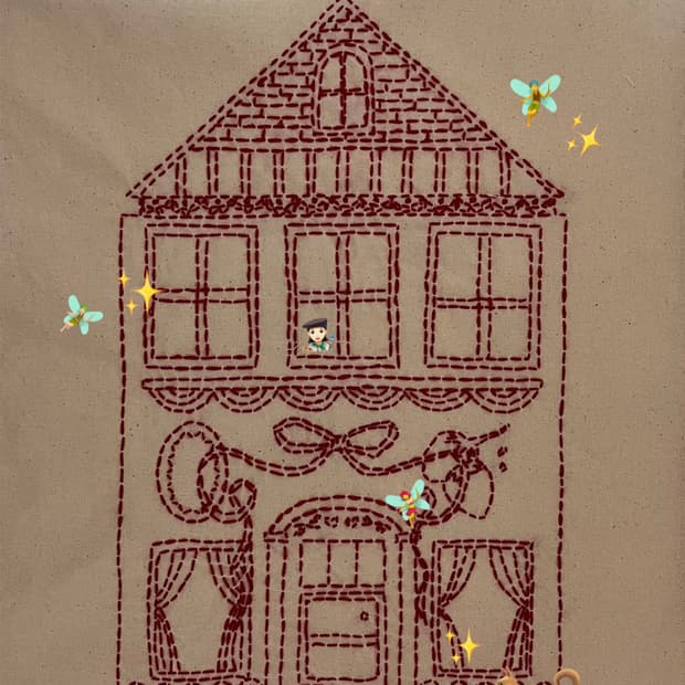 HOLY's house fabric poster 