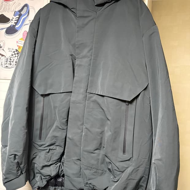유니클로 질샌더 하이브리드 다운 파카 청록색(?)(L)