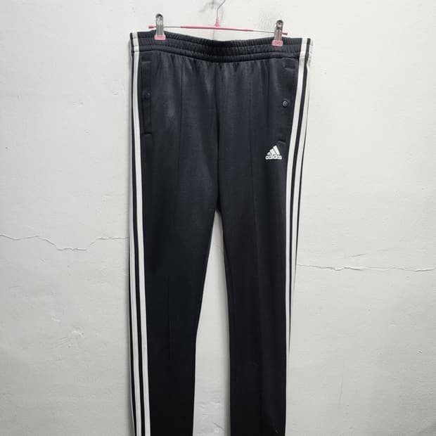 아디다스 전면 스냅단추 삼선 트랙팬츠 
