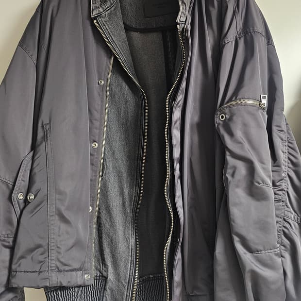 송지오 23SS 데님 레이어드 ma1