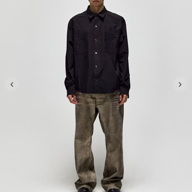 서피스에디션 - 웨스턴 셔츠 - 블랙 M