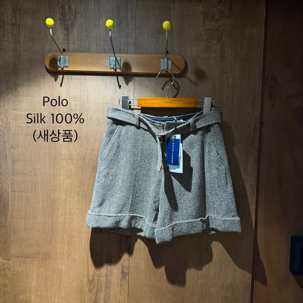 (새상품)폴로 Polo RalphLauren 실크 헤링본 숏팬츠 