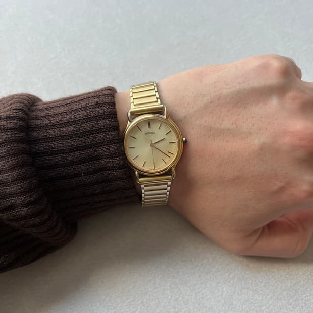 Seiko quartz gold vintage 7101-6030