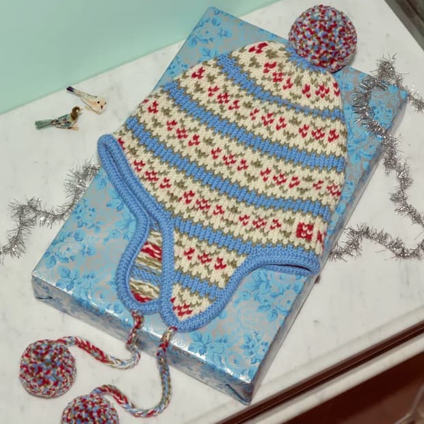 보디 BODE Wedgewood Pom 울 비니