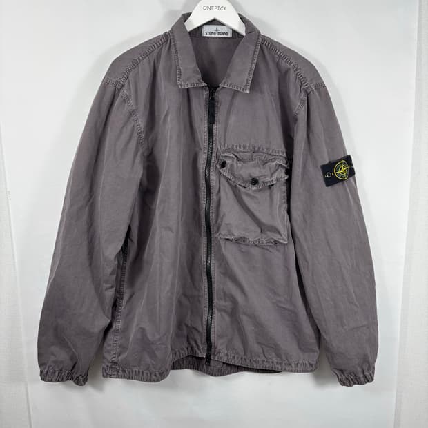 (XXL,21FW)스톤아일랜드 117WN 올드이펙트 오버셔츠 자켓