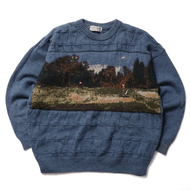버버리 Burberrys Golf Embroidered Sweater  