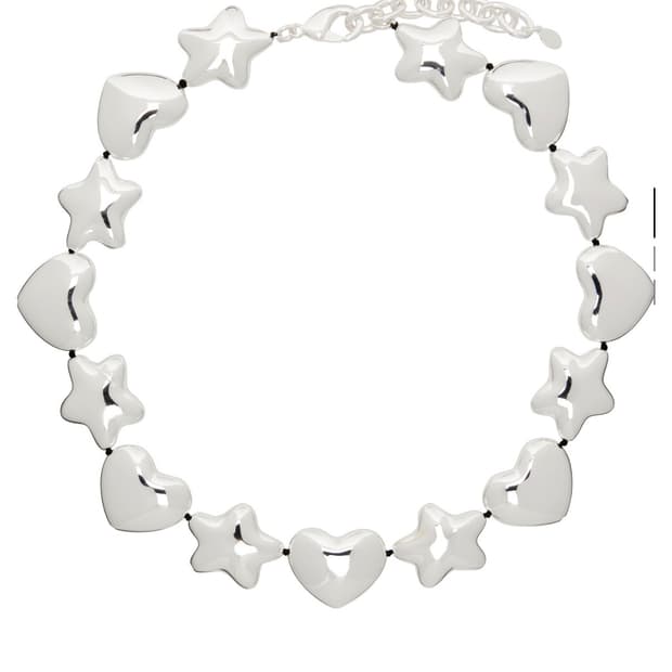 샌디 리앙 sandy liang 빈스 네크리스 실버 하트/별