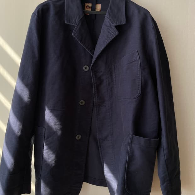 나이젤카본 워크 몰스킨 자켓 다크네이비 48사이즈