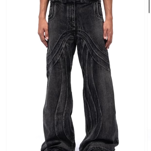 [XL] 노페이스 스튜디오 헤비 웨이브 데님