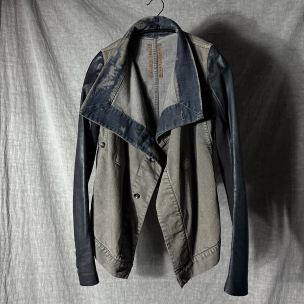 Rick Owens DRKSHDW Arm-Leather Jacket