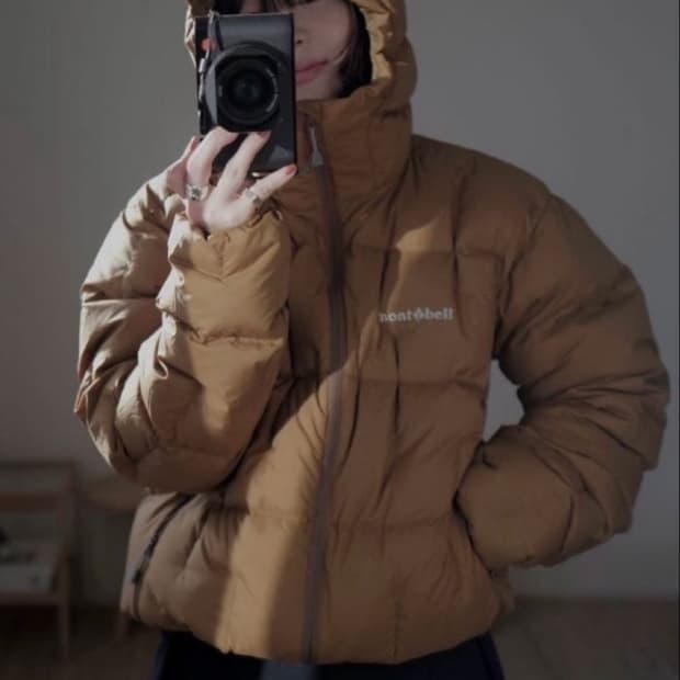 몽벨 네이지 다운 파카 카멜 S
