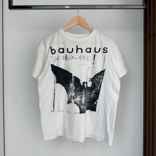 빈티지 80s Bauhaus 티셔츠