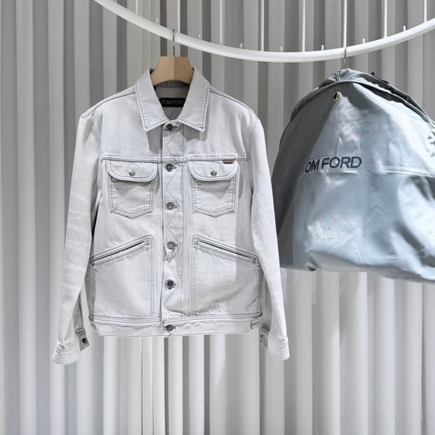 (S+/L) / 톰포드 빈티지 워싱 연데님 자켓