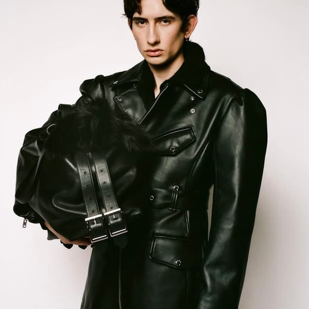 시몬로샤 25fw 폭스 퍼 동전지갑 키링/블랙