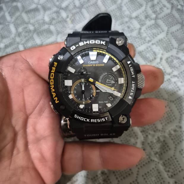 g shock.  gwf a1000