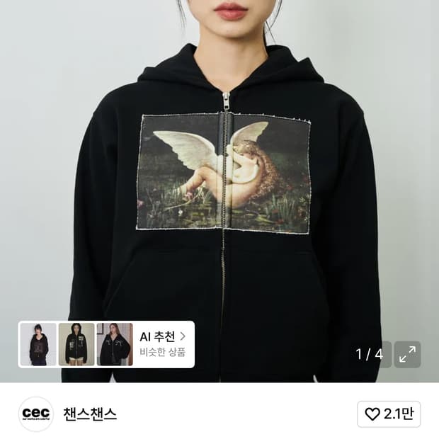챈스챈스 후드집업