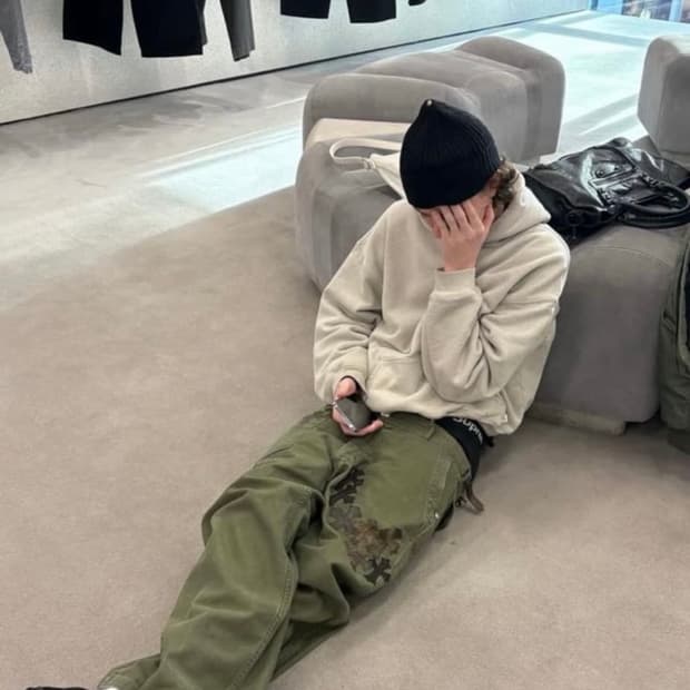 90s USA 러셀 빈티지 후드집업 탄 XL