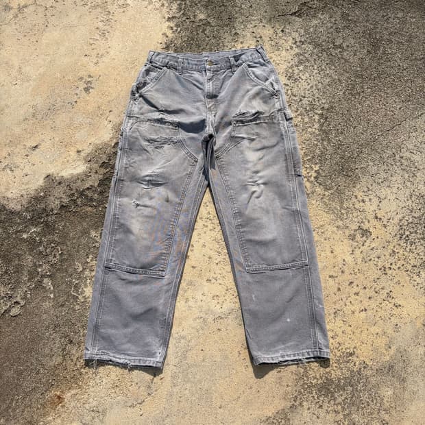 00s 칼하트 빈티지 B136 더블니 카펜터 워크팬츠 32x30
