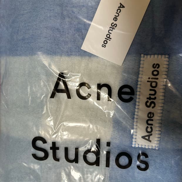 아크네 스튜디오 울모헤어 체크 머플러남여공용