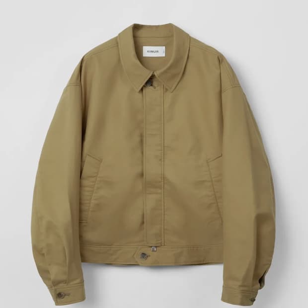 키뮤어 베이지 옥스포드 자켓