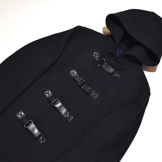 Neil Barrett 14FW leather strap coat
